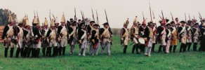 The Hessians form up