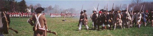 Militia Face Down the Redcoats at Merriam's Corner